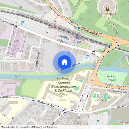 Gilbert Cluckersstraat, 2, 2B, 3290, Diest