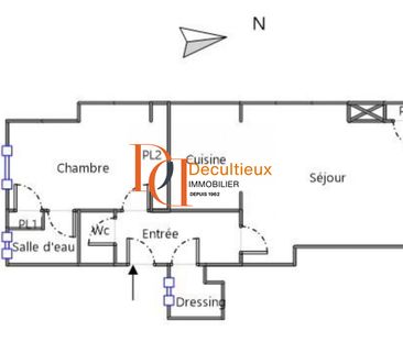 Location Appartement 2 pièces 41m² VILLEURBANNE 69100 - Photo 1