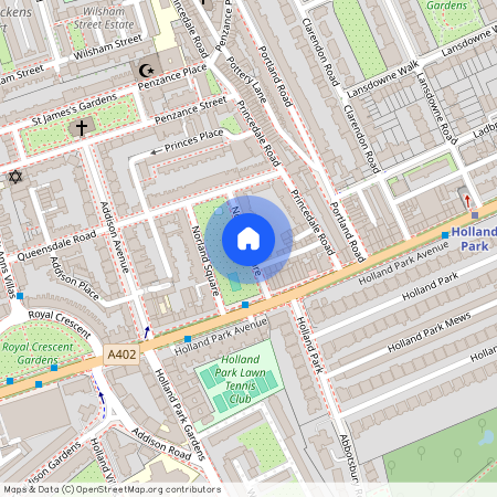 Norland Square, Holland Park, London, W11, United Kingdom