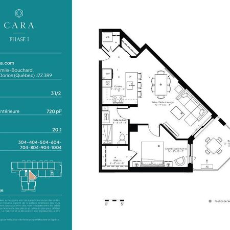 URGENT Cession bail - Appartement 3 1/2 - Photo 4