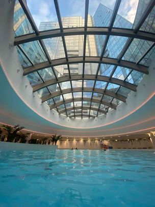 Kawalerka w Hanza Tower, balkon, basen - Photo 1