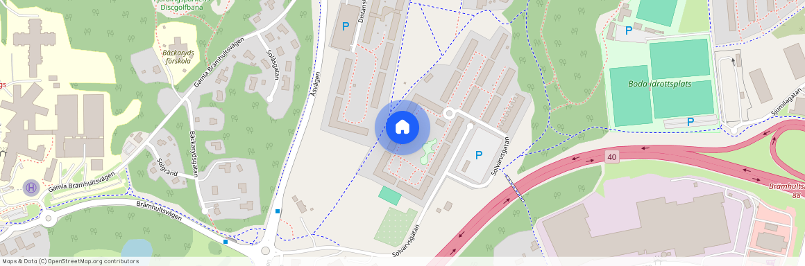 Hässleholmen, Borås, Västra Götaland, Solvarvsgatan 57