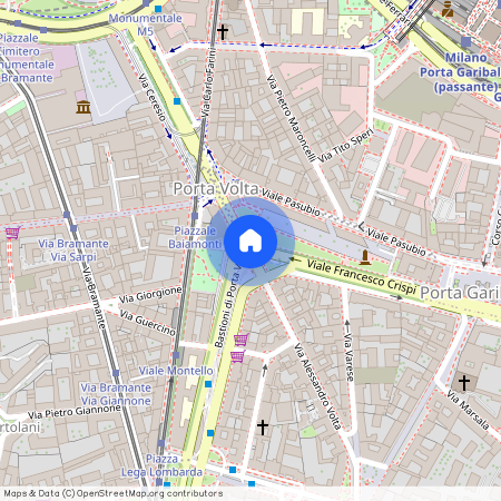 Via Alessandro Volta, Milan, Lombardy 20121