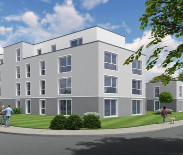 Neubau-Erstbezug! Barrierefreie 2-Zimmer-Erdgeschosswohnung mit Ter... - Photo 2