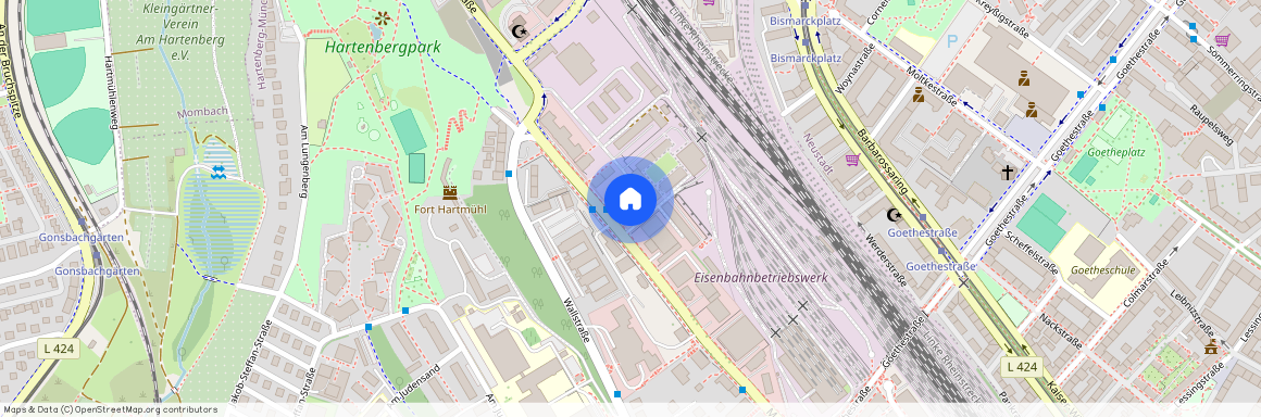 Mombacher Str. 60, 55122 Mainz OT Hartenberg/Münchfeld