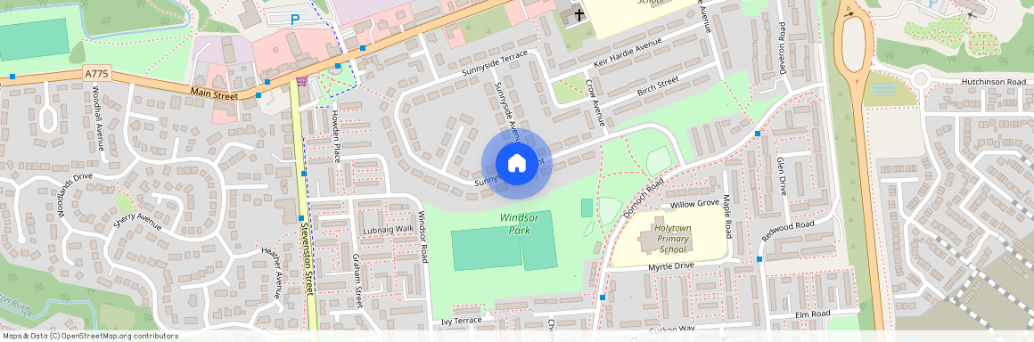 Sunnyside Crescent, Holytown, Motherwell, Lanarkshire, ML1