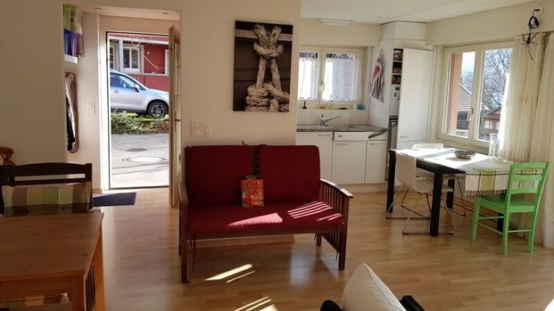 APPARTEMENT DE 2 PIÈCES À HILTERFINGEN (BE), MEUBLÉ, TEMPORAIRE - Photo 1