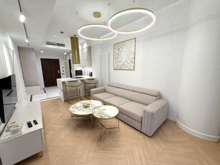 (Symbol 438093) MIESZKANIE na WYNAJEMSzczecin, Centrum Hanza Tower 2 pokoje, garderoba + m. postojowe. - Zdjęcie 2