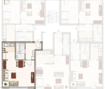 Wohlfühlen auf 30 m² - Stilvolles Wohnen mit Parkettboden und Einba... - Photo 2