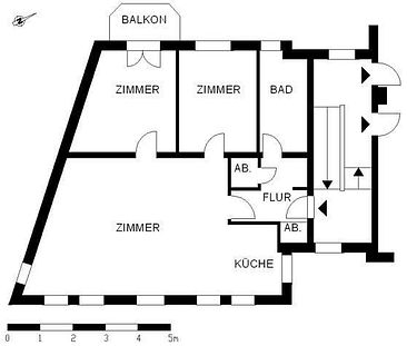 Ansprechende, großzügige 3-Zimmer-Wohnung - Foto 3