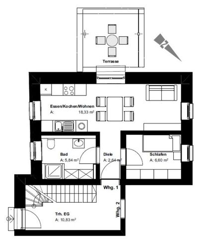 Hier wohnt es sich gut! Tolle 1,5-Zi. Wohnung mit Terrasse zum Verlieben! - Foto 5