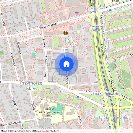 ul. Józefa Chociszewskiego, Przymorze Małe, Gdańsk, pomorskie