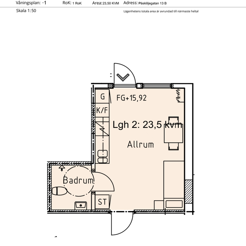 Påskliljegatan 13 B, Holma - Photo 2