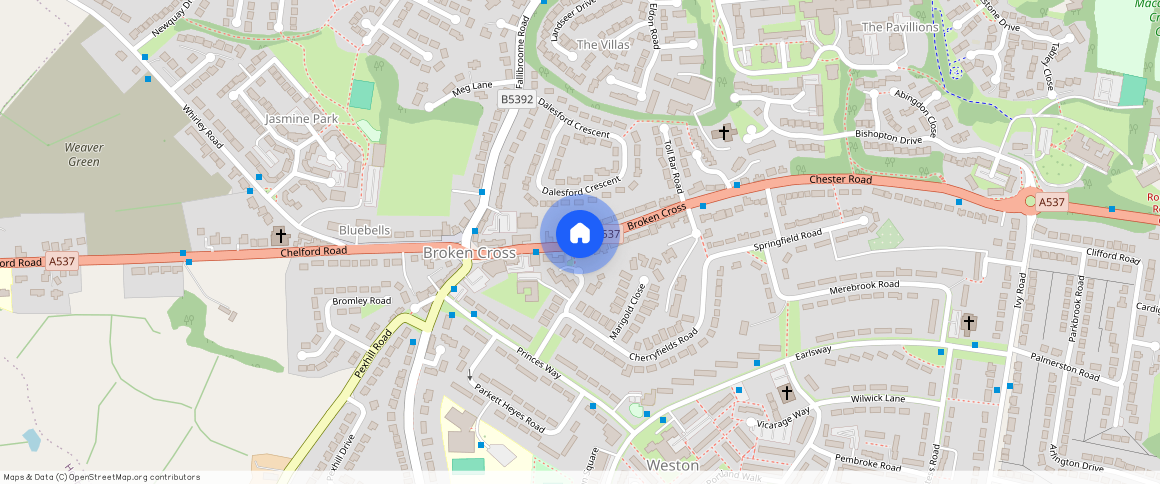 Broken Cross, Macclesfield, SK11