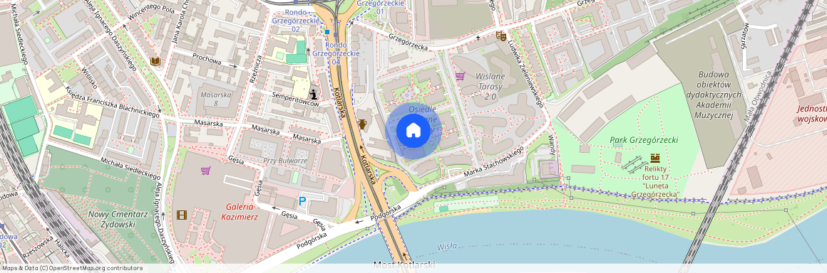 ul. Grzegórzecka, Grzegórzki, Grzegórzki, Kraków, małopolskie