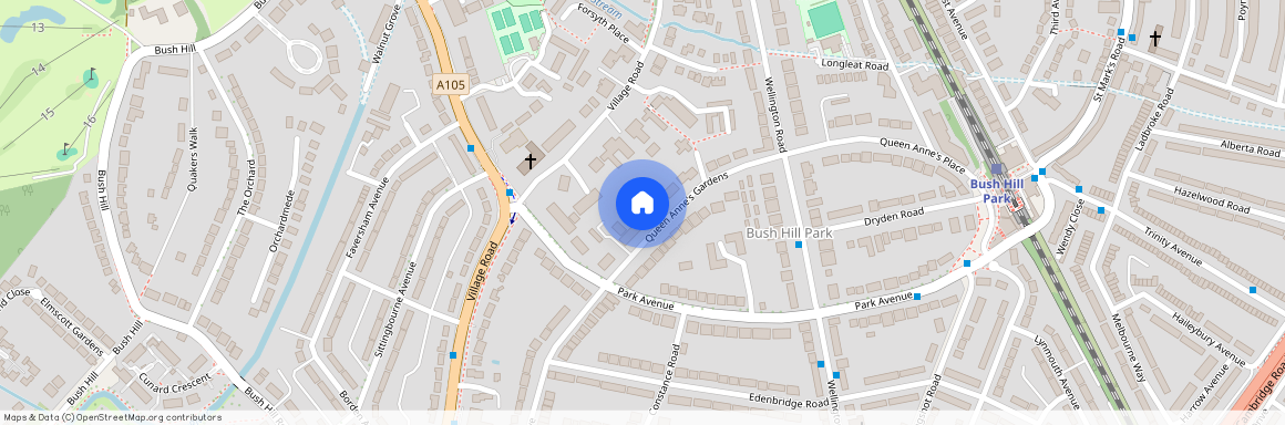 Queen Annes Gardens, Enfield EN1