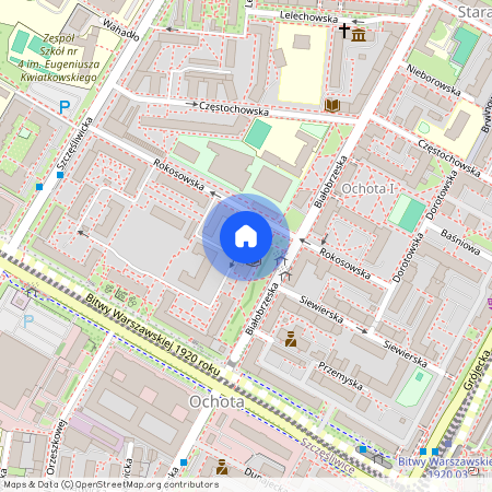 Warszawa, Ochota, ul., Białobrzeska