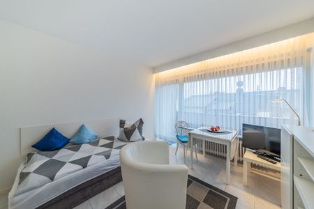 City-Residence: Möbliertes 1-Zi.-Apartment mit Balkon in zentraler Lage von Offenbach - Photo 4