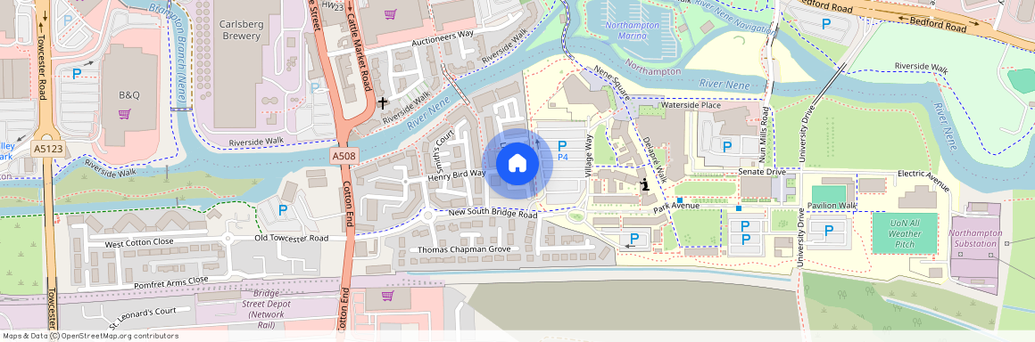 Johnson Court, Northampton, Southbridge