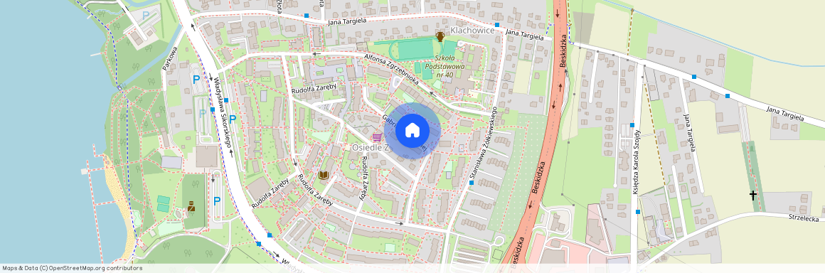 ul. Gabrieli Zapolskiej, Osiedle Zuzanna, Tychy, śląskie