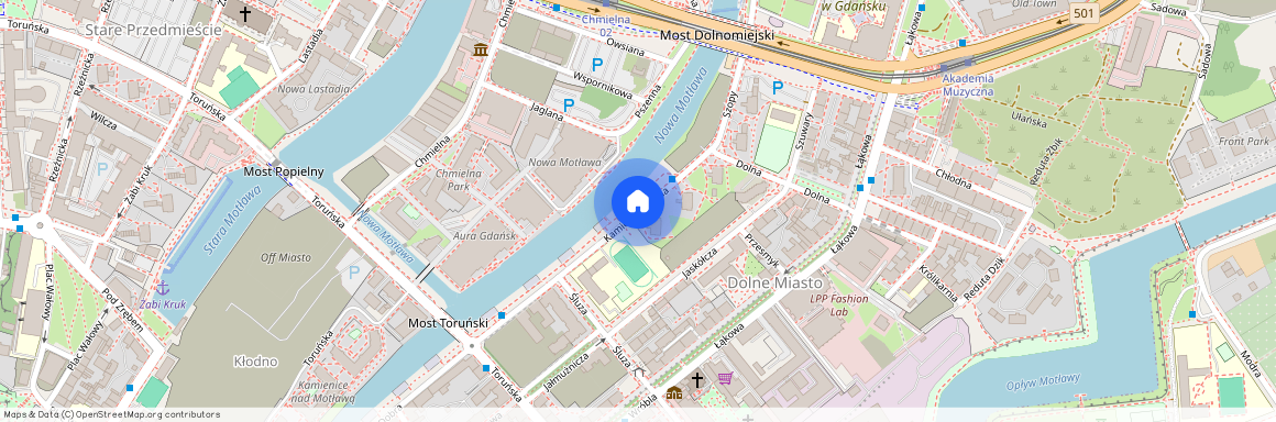 ul. Kamienna Grobla, Śródmieście, Gdańsk, pomorskie