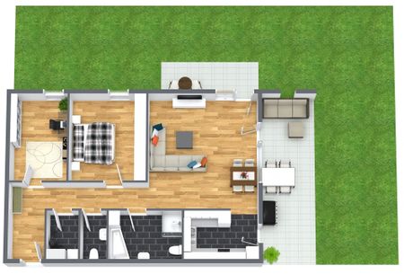 Moderne Neubauwohnung mit Loggia, Terrasse und Garten – inkl. TG-Stellplatz - Photo 5