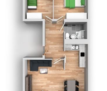 3-Raum-Wohnung Genthiner Straße 5 - Photo 1