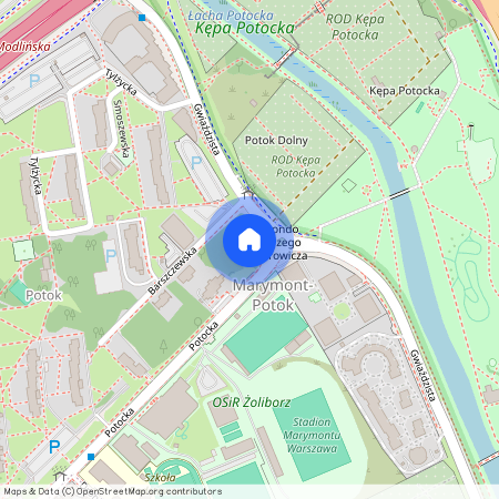 ul. Gwiaździsta, Marymont-Potok, Żoliborz, Warszawa, mazowieckie