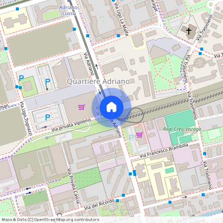 Via Elio Adriano, Włochy, Milan