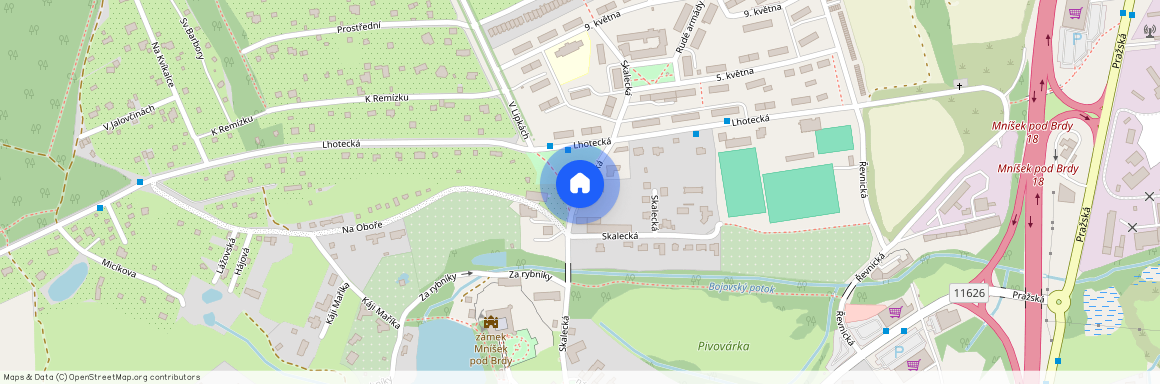 Skalecká, Mníšek pod Brdy, okres Praha-západ