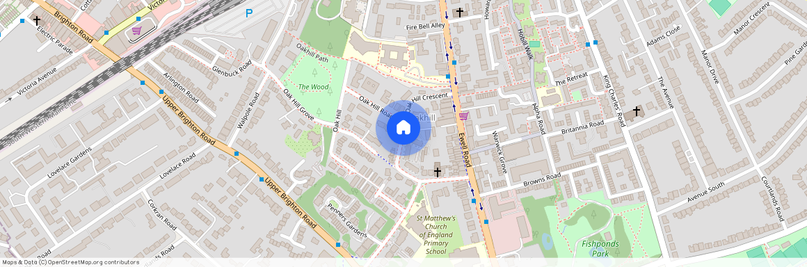 Oak Hill Crescent, Surbiton