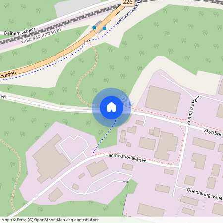 Skyttbrinksvägen, Tumba