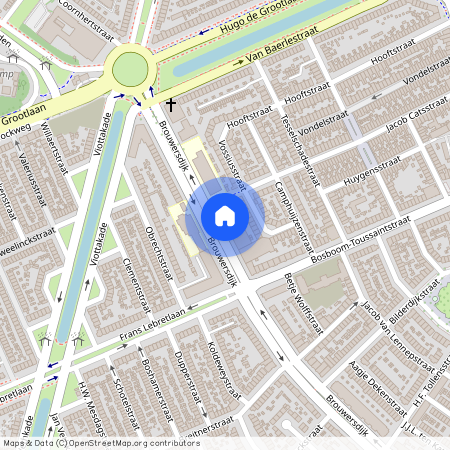 Brouwersdijk 8, Jacob Catsstraat en omgeving, 3314GR, Dordrecht