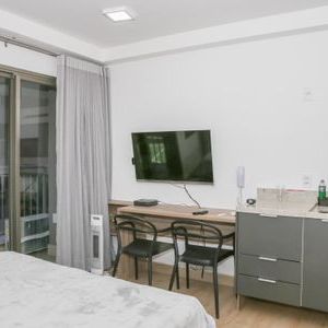 Studio para alugar com 27m², 1 quarto e sem vaga - Foto 2