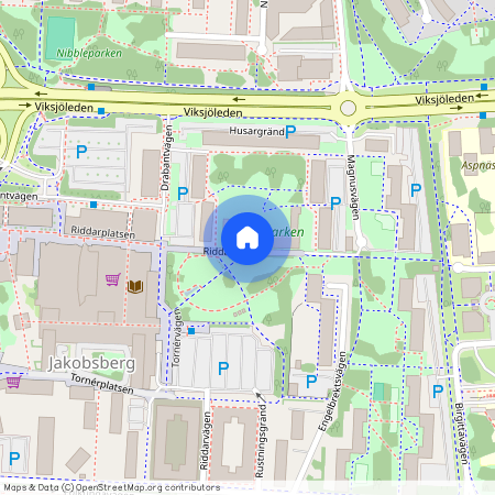 Riddarstråket 28, Jakobsbergs Centrum