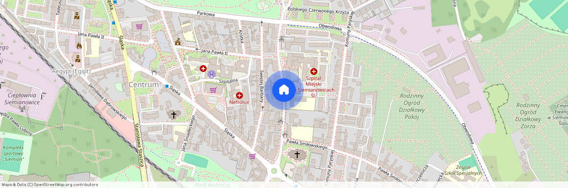 1 Maja, Siemianowice Śląskie M., Siemianowice Śląskie, Centrum