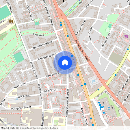 North Sherwood Street, Nottingham NG1