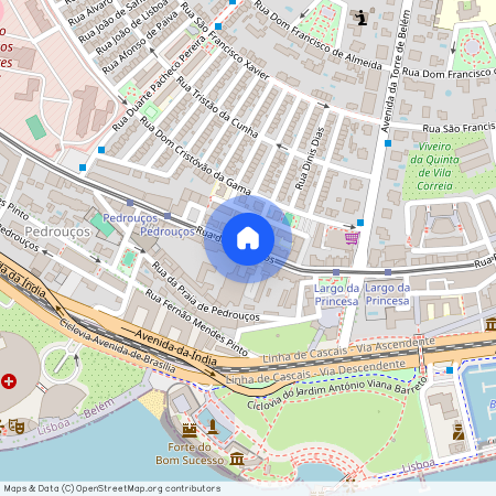 Pedrouços (Santa Maria de Belém), Lisboa, Distrito de Lisboa