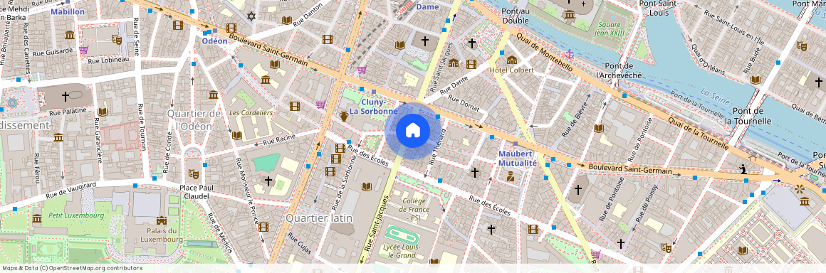 Rue du Sommerard, Francja, Paris