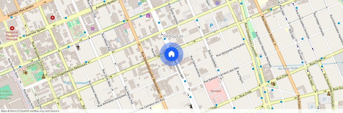 Avenida Marechal Floriano Peixoto, 1836, Rebouças - Curitiba - PR