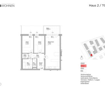 Wohntraum in 4030 Linz – Moderne 3-Zimmer-Wohnung mit Balkon & Tief... - Photo 3