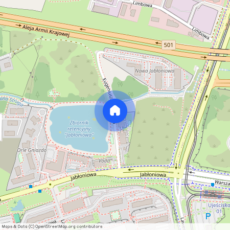 ul. Eugeniusza Węgrzyna, Jasień, Gdańsk, pomorskie