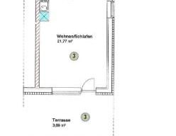 1 ZKB, 33,18 m², idyllische Lage, Bad Bederkesa-Alfstedt - Foto 1