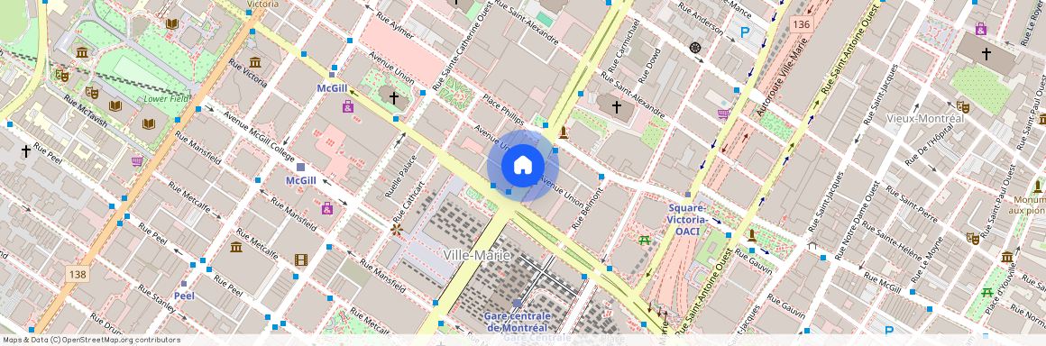 Ville-Marie, Ville-Marie, Ile de Montréal, H3B 1R2