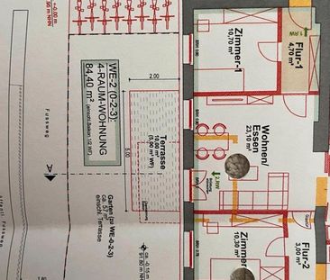 Moderne 4-Raum-Wohnung mit Terrasse zu vermieten - Foto 1