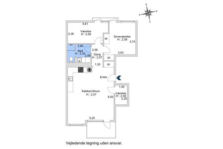 Lys og moderne lejlighed på attraktive Amerika Plads udlejes - Photo 5