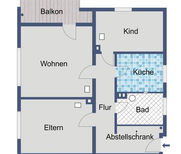 WBS erforderlich - Ideal für die kleine Familie - Foto 5