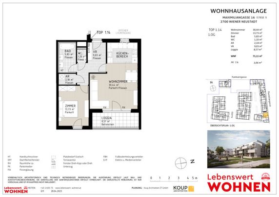 Miete mit Kaufoption nahe Stadtpark! Stabile Mietpreise! - Foto 1