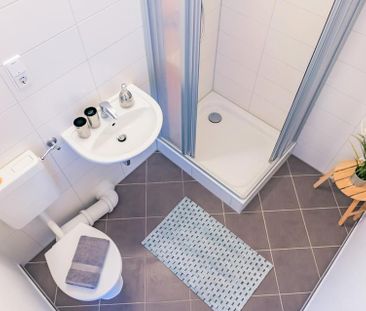 Ebenerdig erreichbare 1-Raum-Wohnung mit Balkon - Foto 1