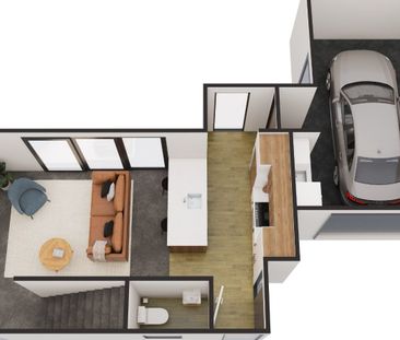 Two Bedroom Executive Townhouse - Photo 2